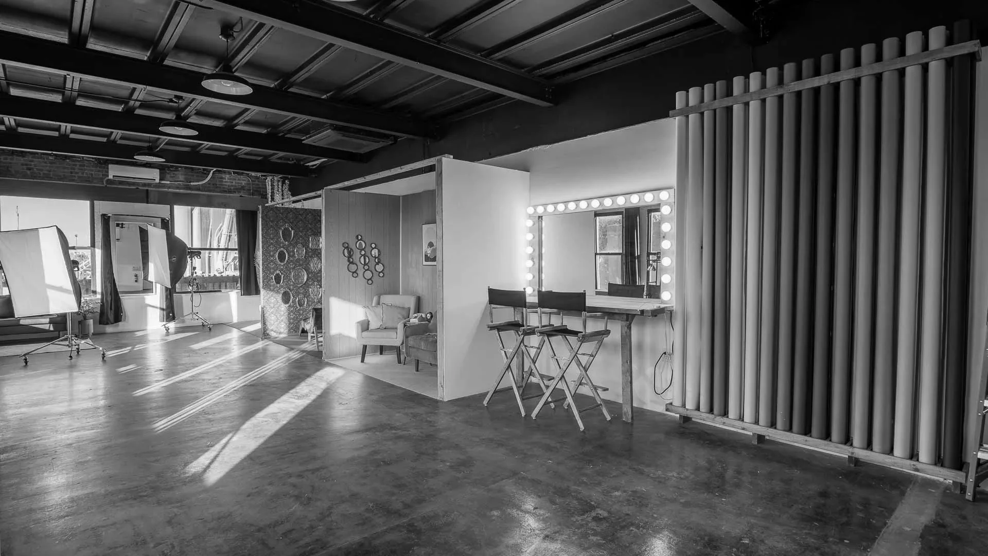 Studio D — Large multi set studio with the soft north-west light photographers love.