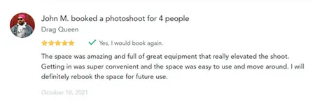 photo studio for rent