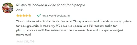 photo studio for rent