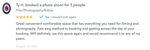 photo studio for rent