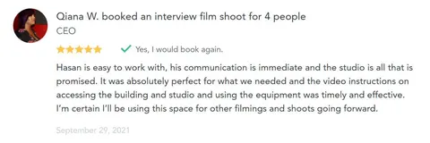 photo studio for rent