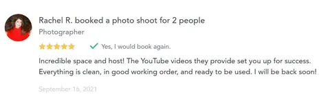 photo studio for rent