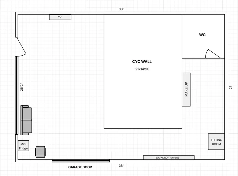 Studio J floor plan